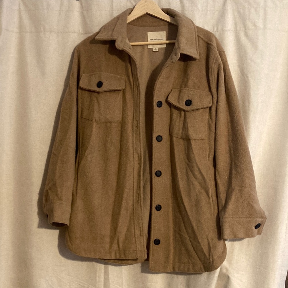 Thread and supply//Camel Shacket